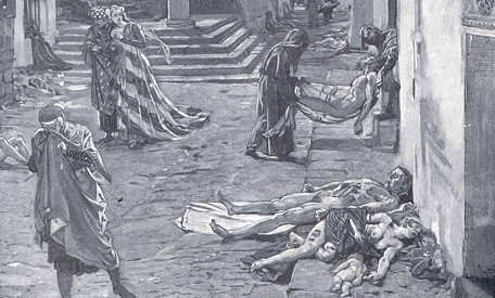 "The Black Plague Marcello 1348" by pennstatenews is licensed under CC BY-NC-ND 2.0