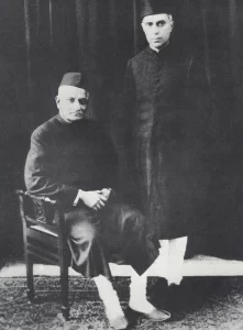 Motilal Nehru and Jawaharlal Nehru in 1929